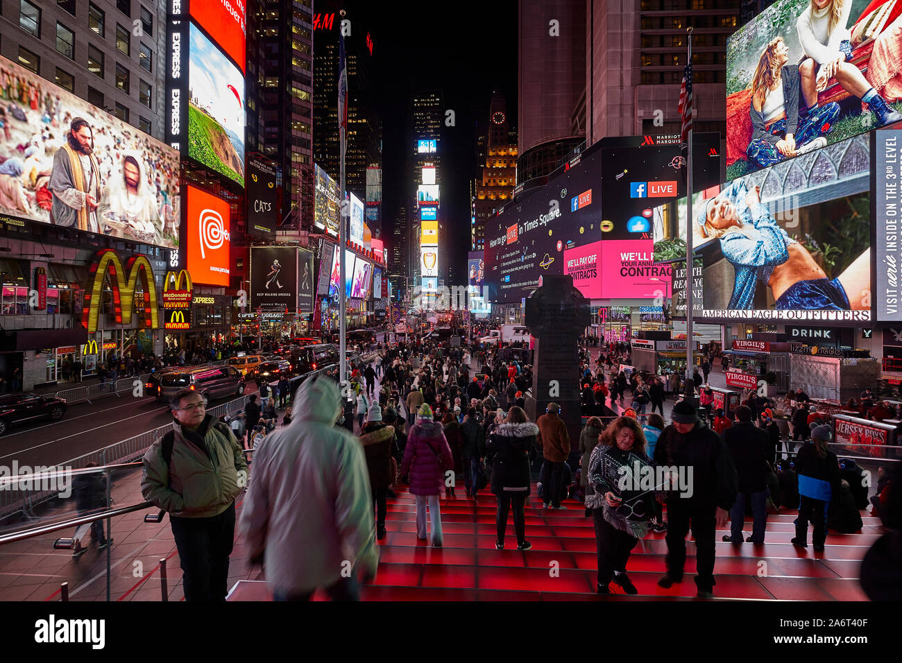 Times Square, New York City, USA Stockfoto