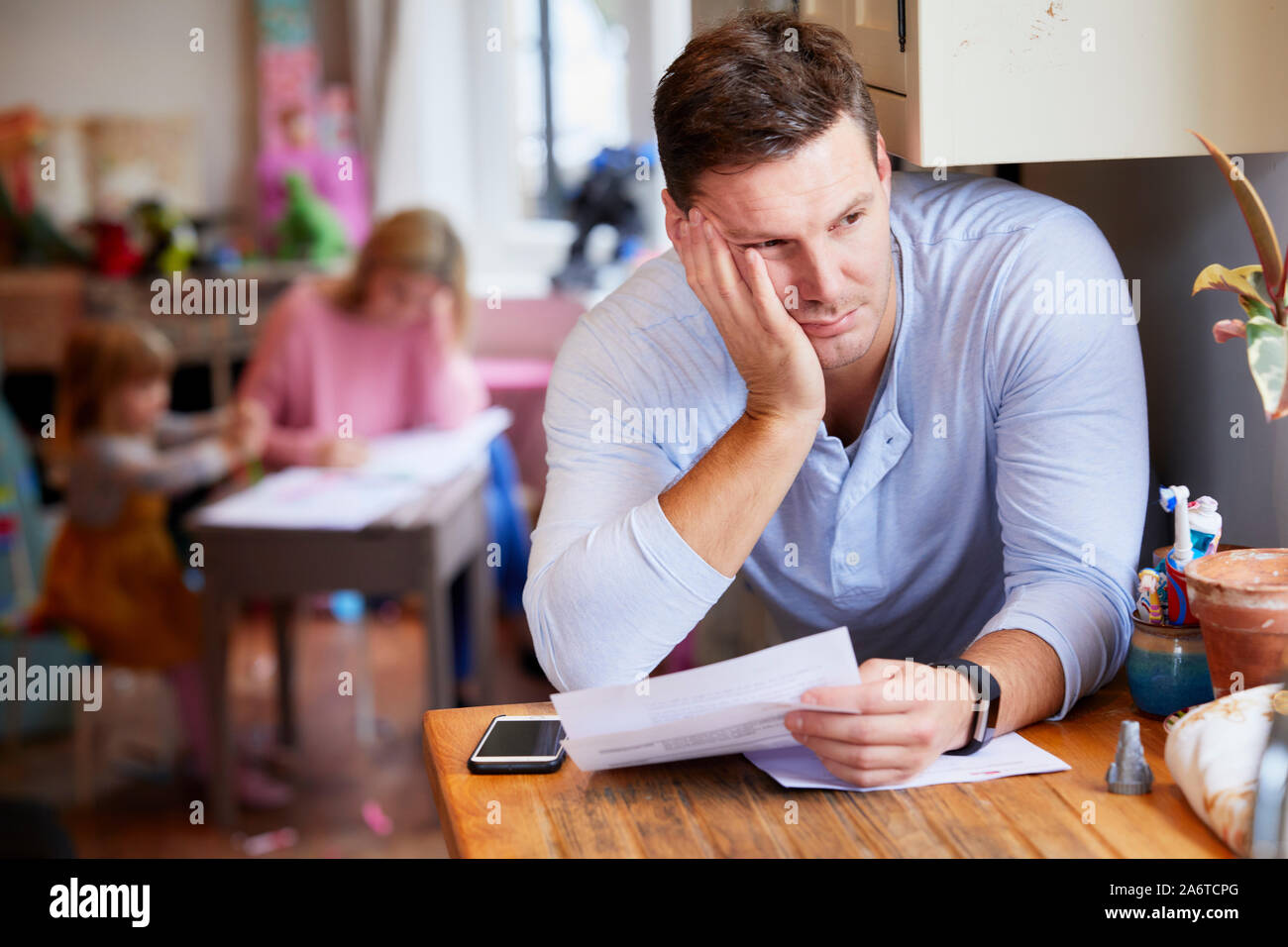 Der Mensch durch seine Wechsel Stockfoto