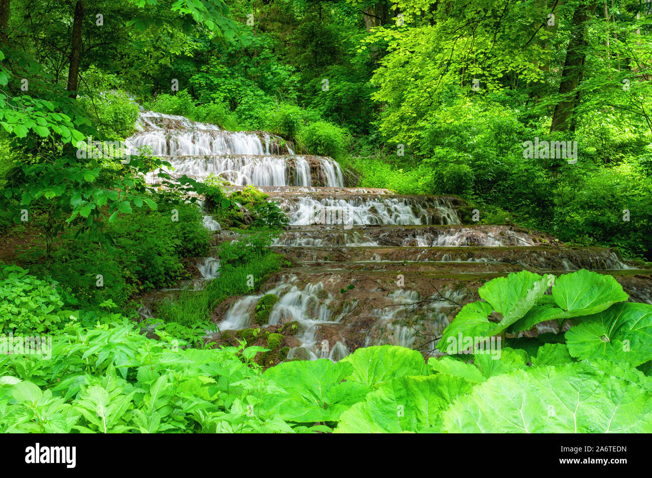 Wasserfall in Szalajka Ungarn Stockfoto