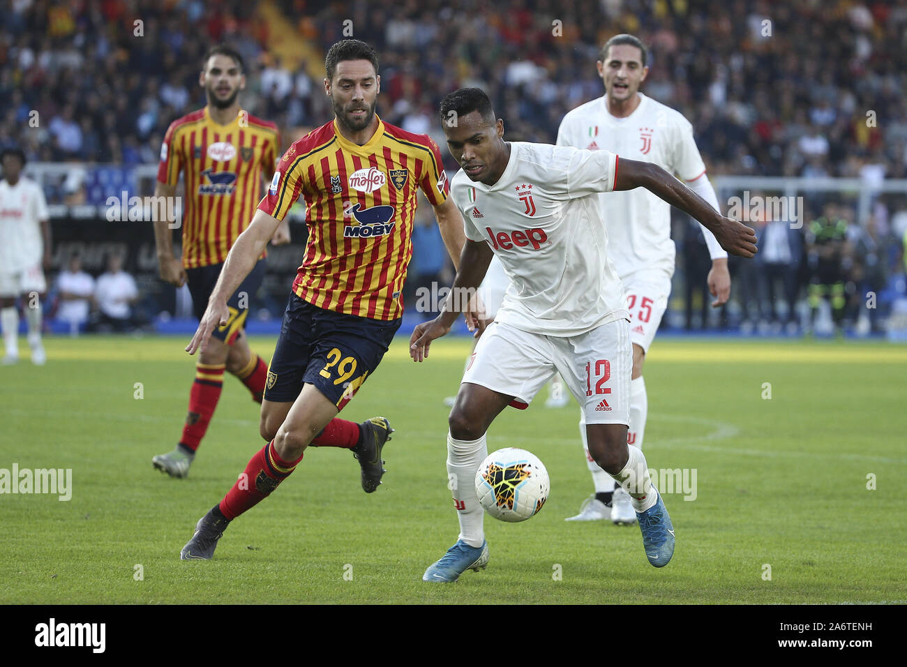 Lecce, Italien. 26 Okt, 2019. Fußball, Serie A TIM Meisterschaft 2019-20 LECCE - JUVENTUS 1-1 im Bild: ALEX SANDRO Credit: Unabhängige Fotoagentur/Alamy leben Nachrichten Stockfoto