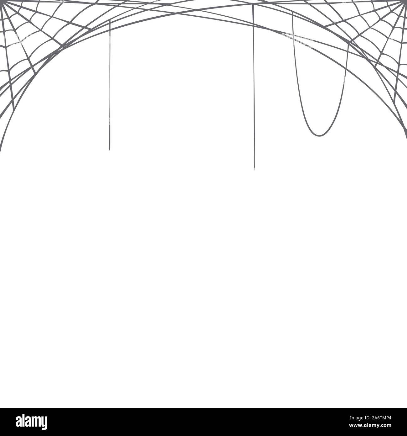 Halloween vector Hintergrund mit Spinnennetz. Stock Vektor