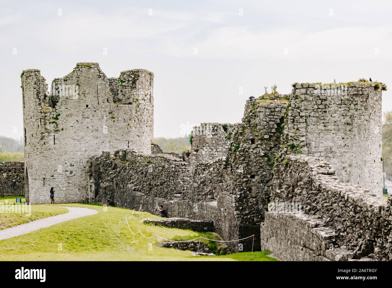 Trim Castle, Co Meath, Irland Entdecken Sie Irland, Geschichte, Dinge zu tun, Tourismus, anglo Norman, mittelalterliche Burg, irische Geschichte, Burg Stockfoto