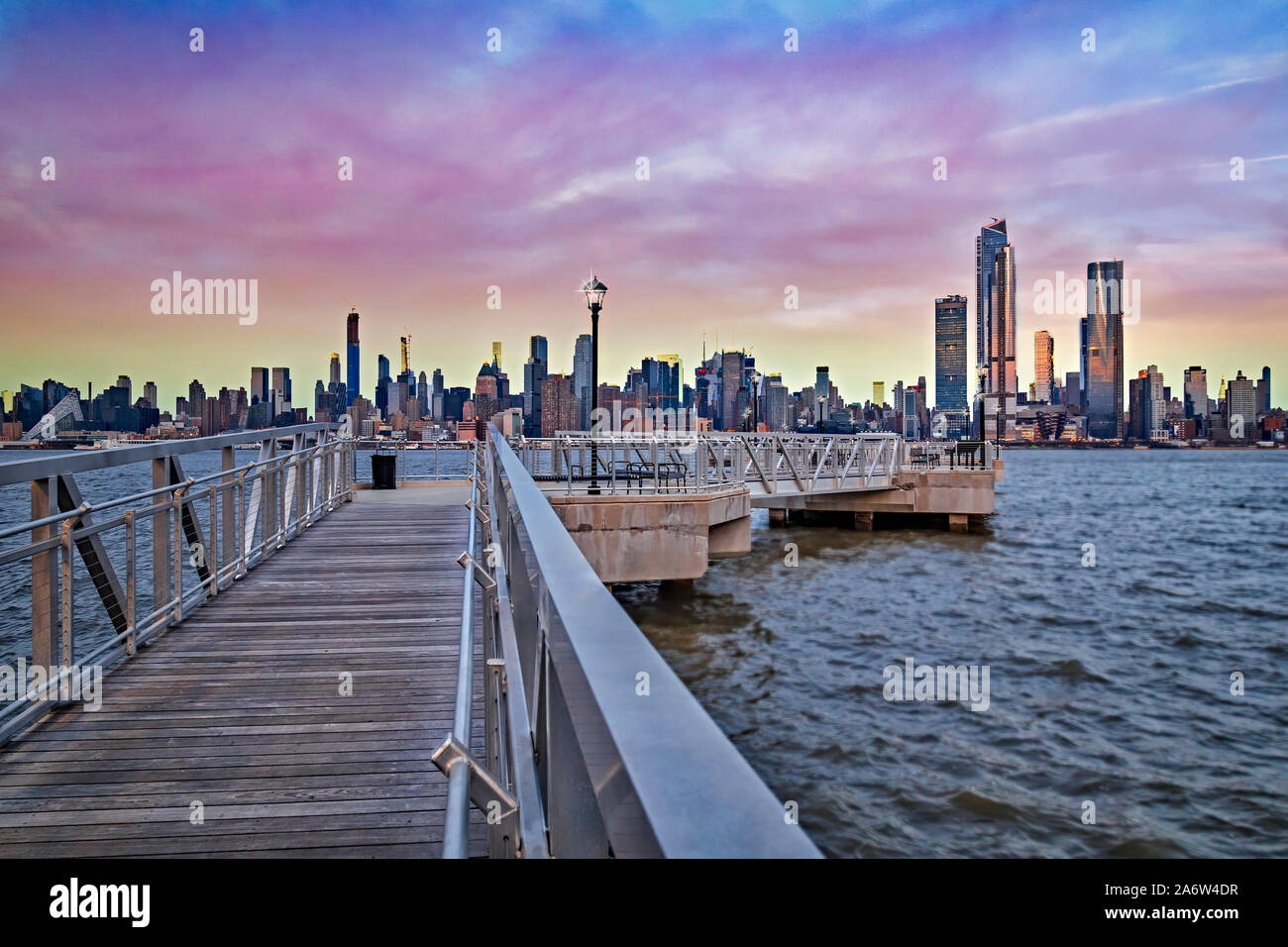 Hudson Yards New York City Skyline Stockfoto