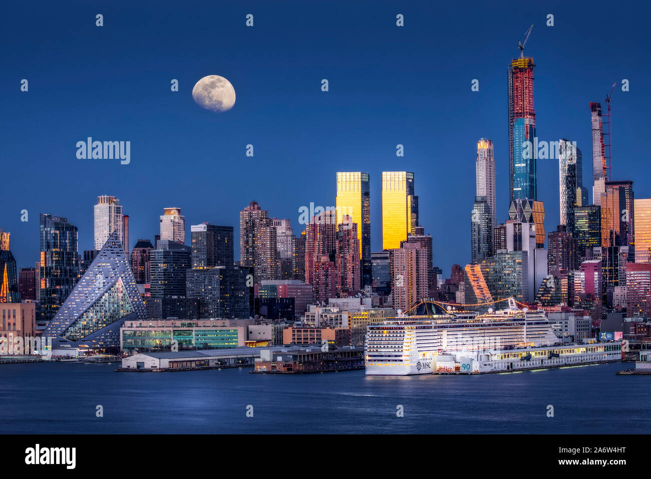 Hudson Yards New York City Skyline Stockfoto