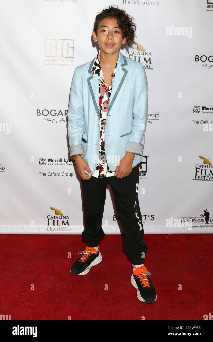 2019 Catalina Film Festival - Donnerstag an der Queen Mary am 26. September 2019 in Long Beach, CA bietet: Kaden Alejandro Wo: Long Beach, California, United States Wenn: 27 Sep 2019 Credit: Nicky Nelson/WENN.com Stockfoto