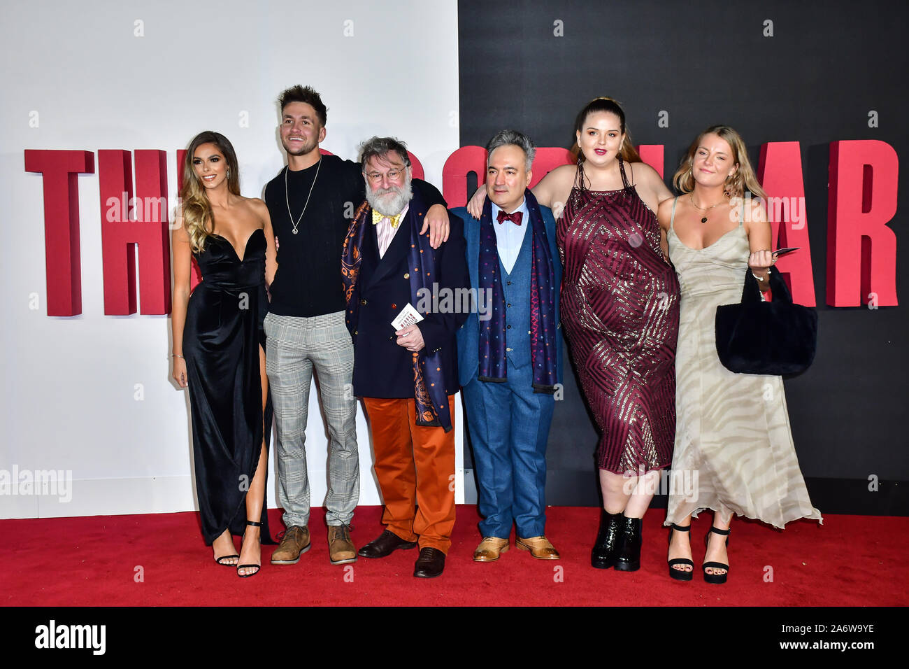 London, Großbritannien. 28 Okt, 2019. Der Kreis Kandidaten Arrivers bei Weltpremiere Der guter Lügner am 28. Oktober 2019, am BFI Southbank, London, UK. Bild Capital/Alamy leben Nachrichten Stockfoto