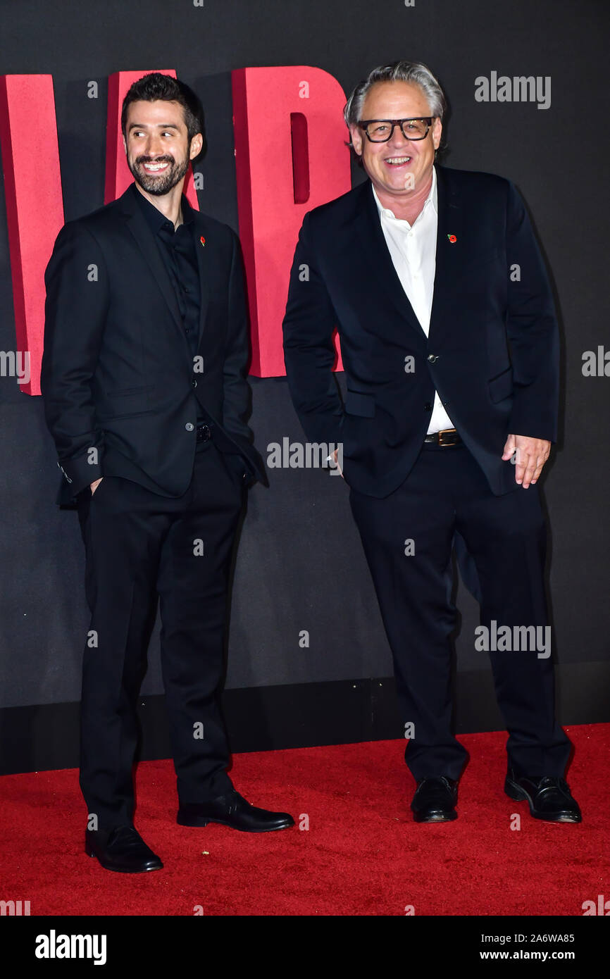 London, Großbritannien. 28 Okt, 2019. Greg Yolen und Bill Condon Arrivers bei Weltpremiere Der guter Lügner am 28. Oktober 2019, am BFI Southbank, London, UK. Bild Capital/Alamy leben Nachrichten Stockfoto