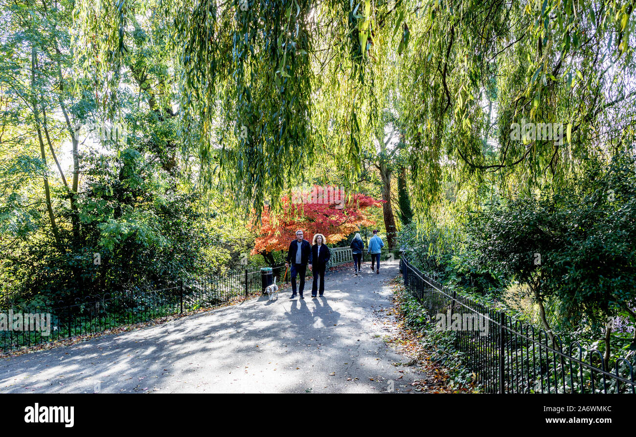 Waterlow Park Highgate im Herbst London UK Stockfoto