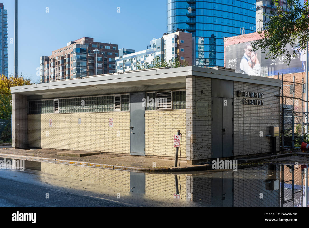 Wasser Pumpstation Stockfoto