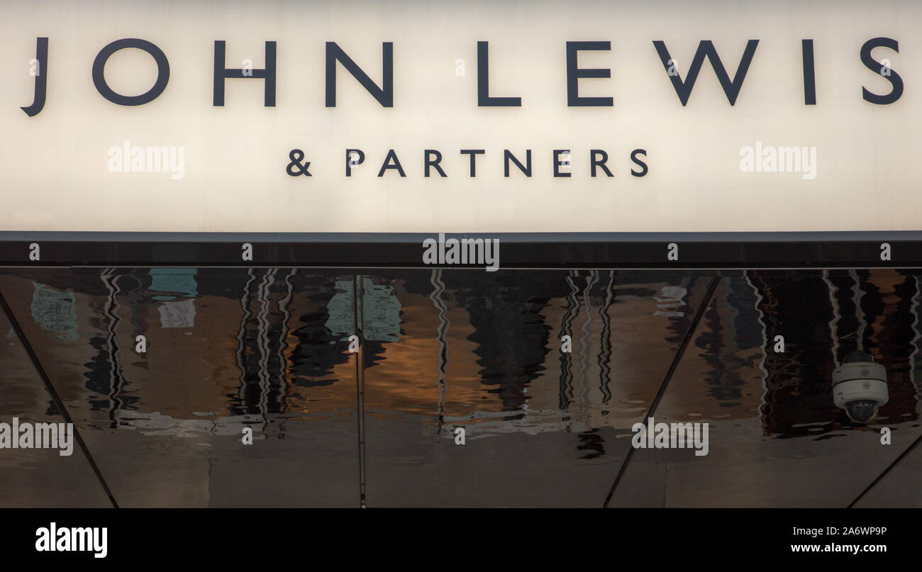 Logo John Lewis Department stores. Stockfoto