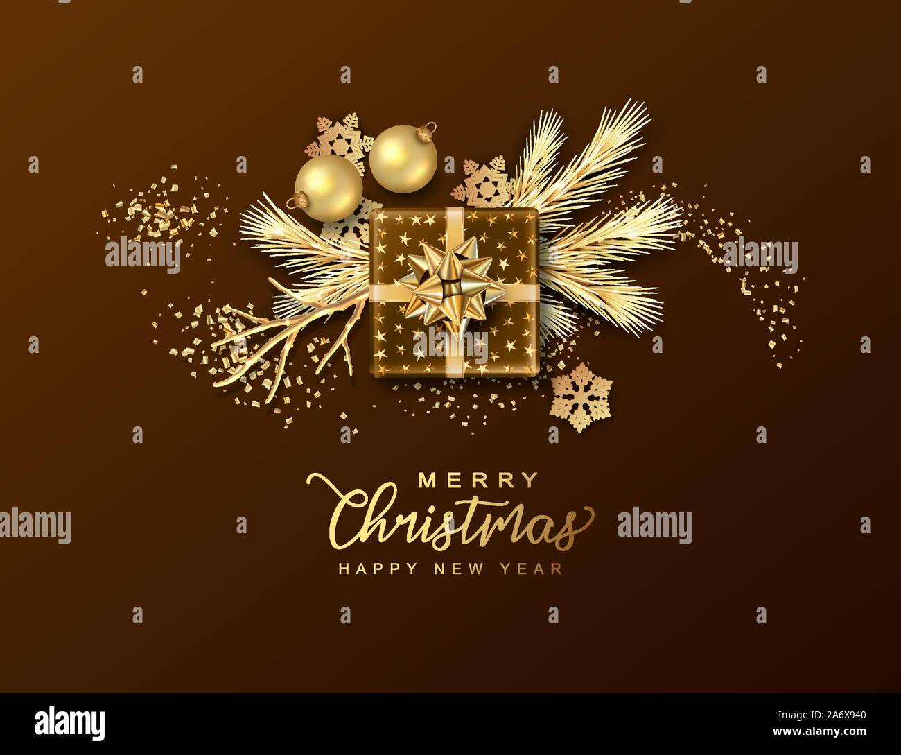 Frohe Weihnachten Hintergrund Stock Vektor