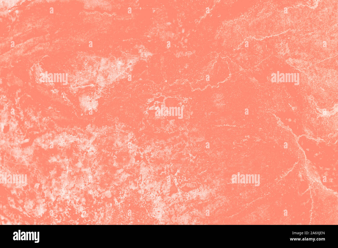 Abstrakte Marmor Hintergrund in Coral Farbe. Textur von Marmor Oberfläche ideal für Design. Stockfoto