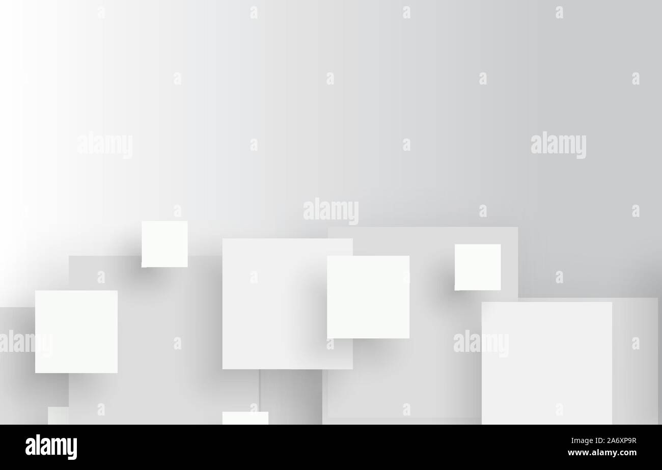Grau geometrische geschäftlichen Hintergrund mit Zahnrad Form. Vector Illustration Stock Vektor