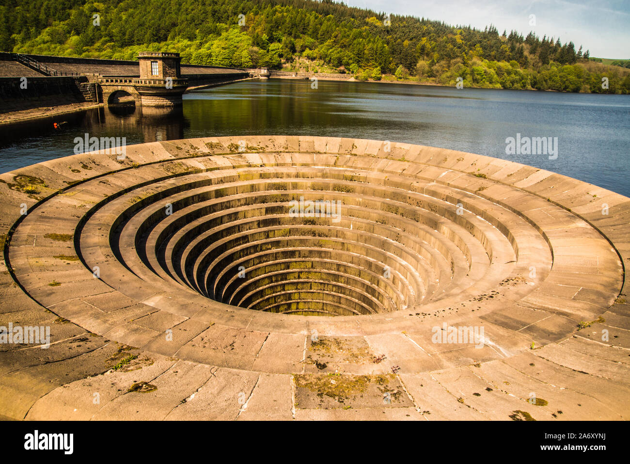 Ladybower Einfüllöffnung Stockfoto