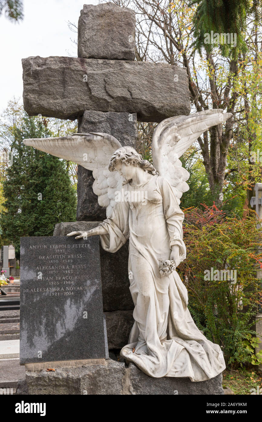 Mirogoj-Friedhof in Zagreb, Kroatien Stockfoto