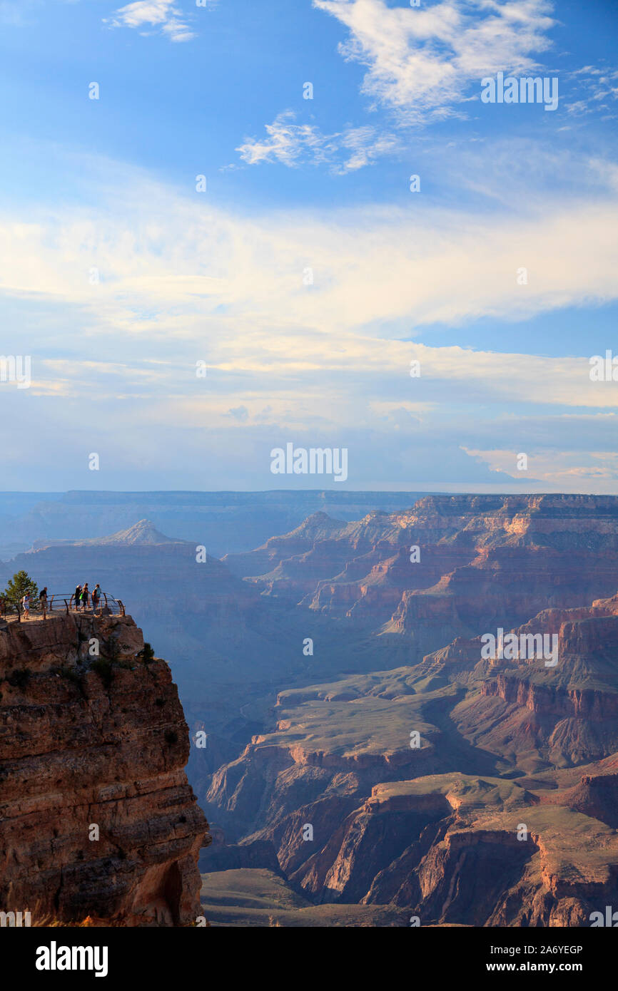 USA, Arizona, Grand Canyon Nationalpark (South Rim), Mather Point Stockfoto