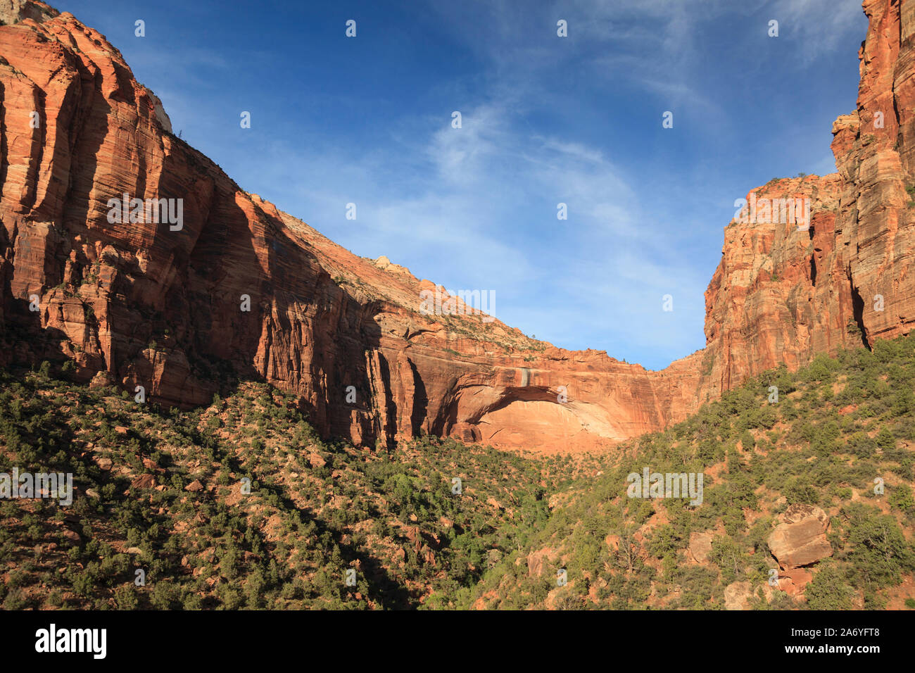 USA, Utah, Zion National Park, Grande Arche Stockfoto