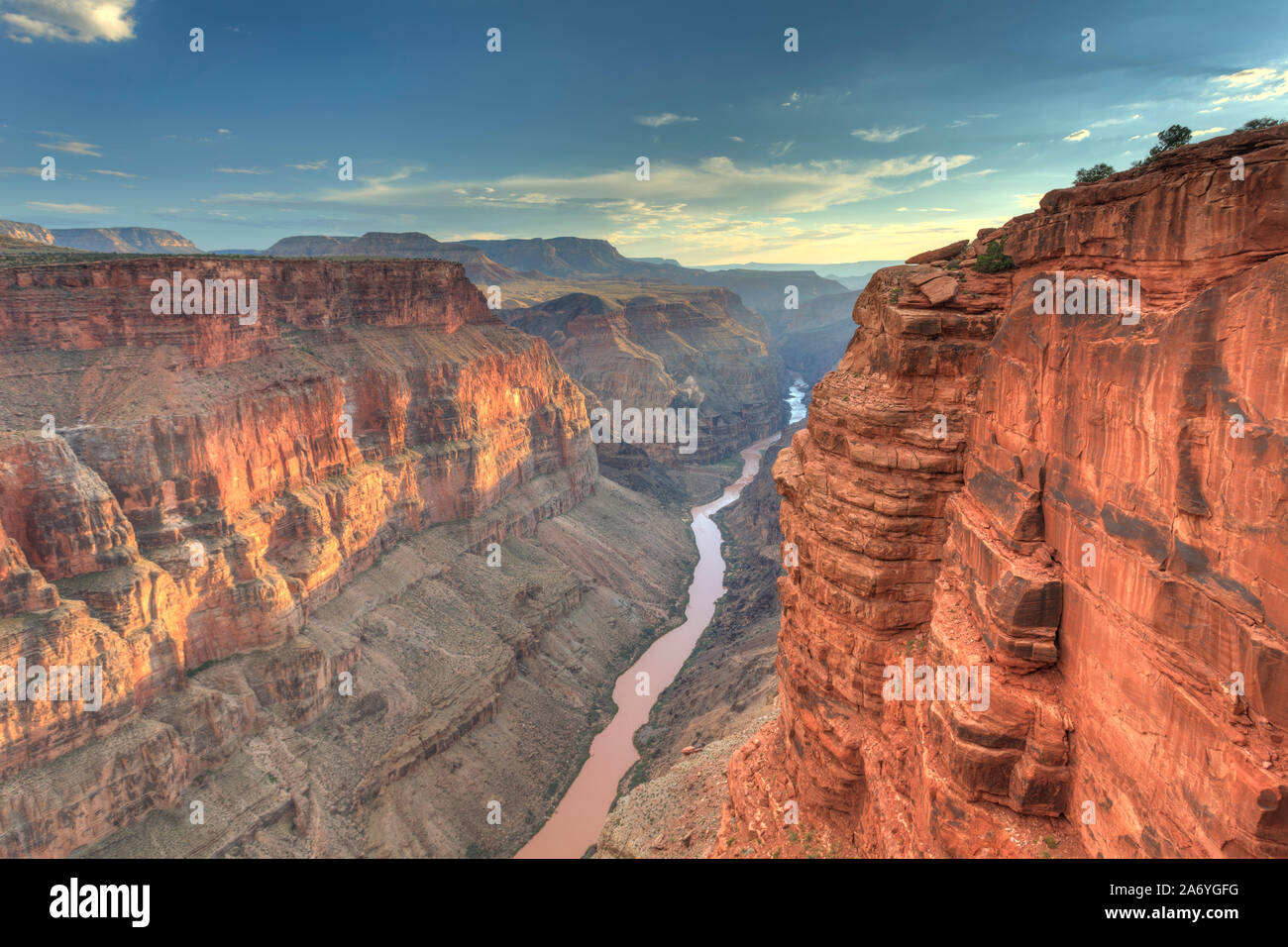 USA, Arizona, Grand Canyon National Park (North Rim), (Tuweep) Toroweap Overlook Stockfoto