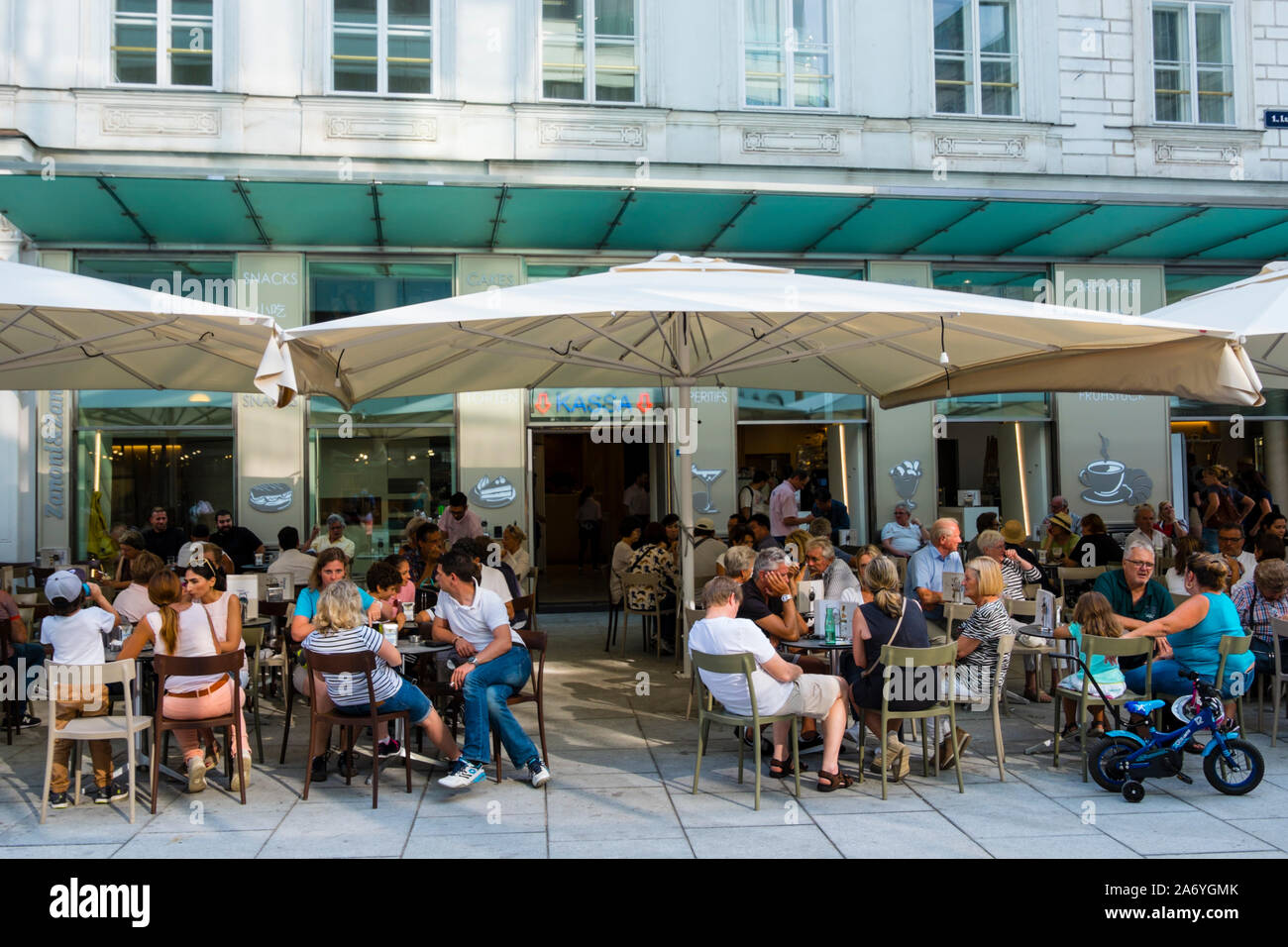 Zanoni & Zanoni, Cafe, Altstadt, Wien, Österreich Stockfoto