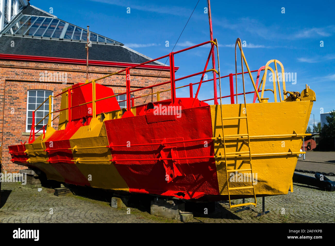 WW2 Air Sea Rescue Craft, im Englischen Kanal verwendet, Notunterkünfte für abgestürzte Flugzeug Crew zur Verfügung zu stellen. Scottish Maritime Museum, Irvine, Schottland Stockfoto