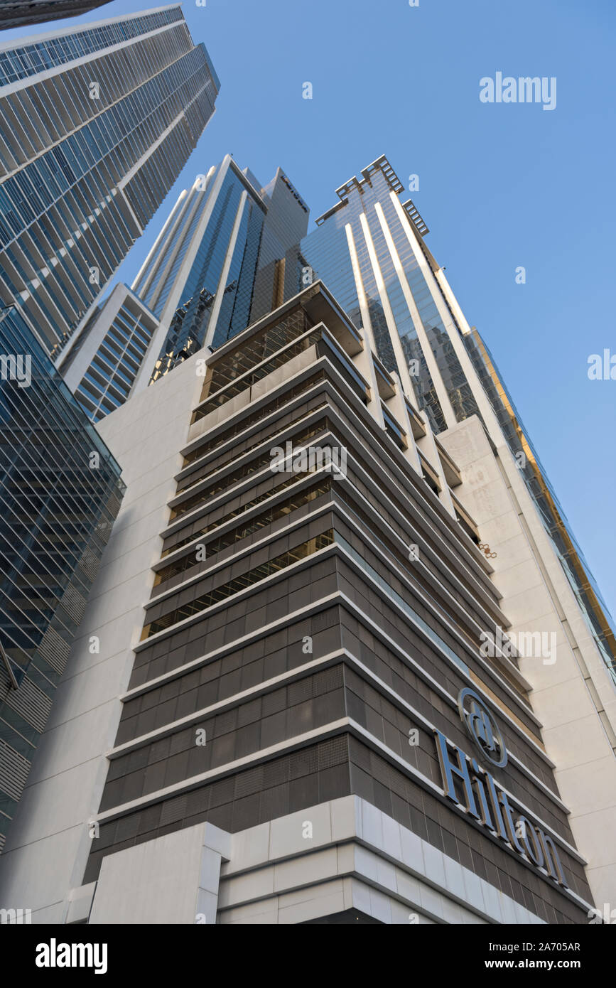 Moderne Wolkenkratzer in Panama City Stockfoto