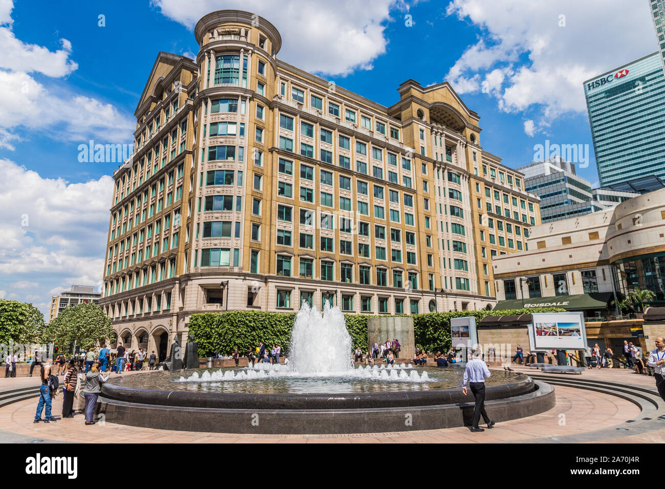 Canary Wharf in London Stockfoto