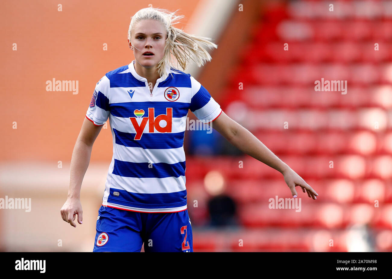 Der Lesung Kristine Leine Stockfoto