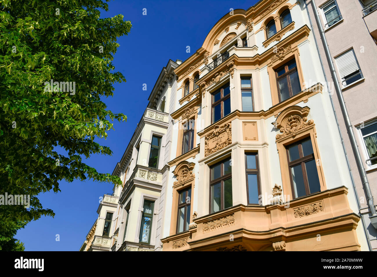 Altbau, Brandenburger Platz, Cottbus, Brandenburg, Deutschland Stockfoto