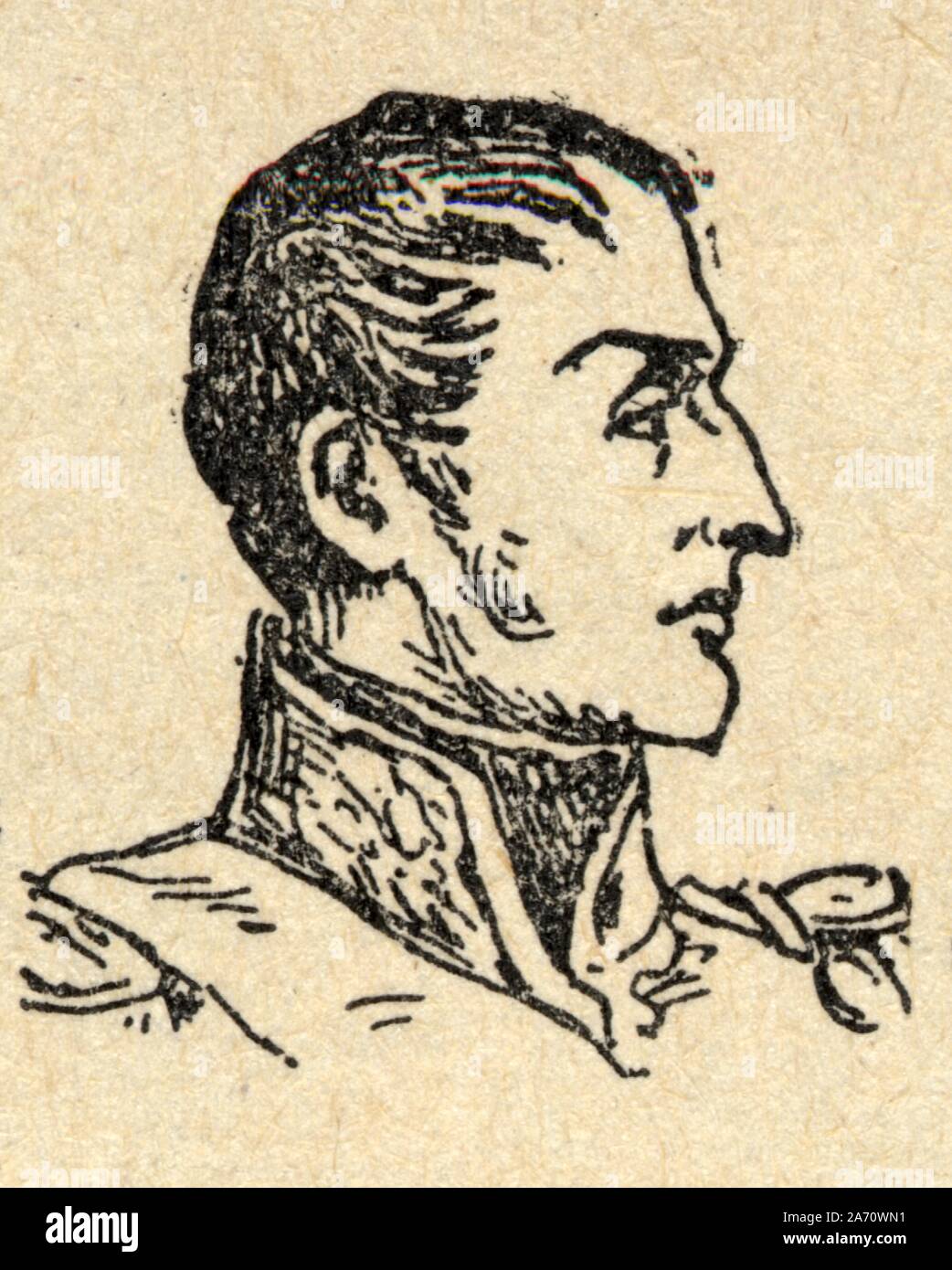 Nicolas Charles Marie Oudinot, duc de Reggio, né Le 25 avril 1767 à-Bar-le-Duc, mort Le 13 Juin 1847 à Paris, est un Général français de la Révol Stockfoto
