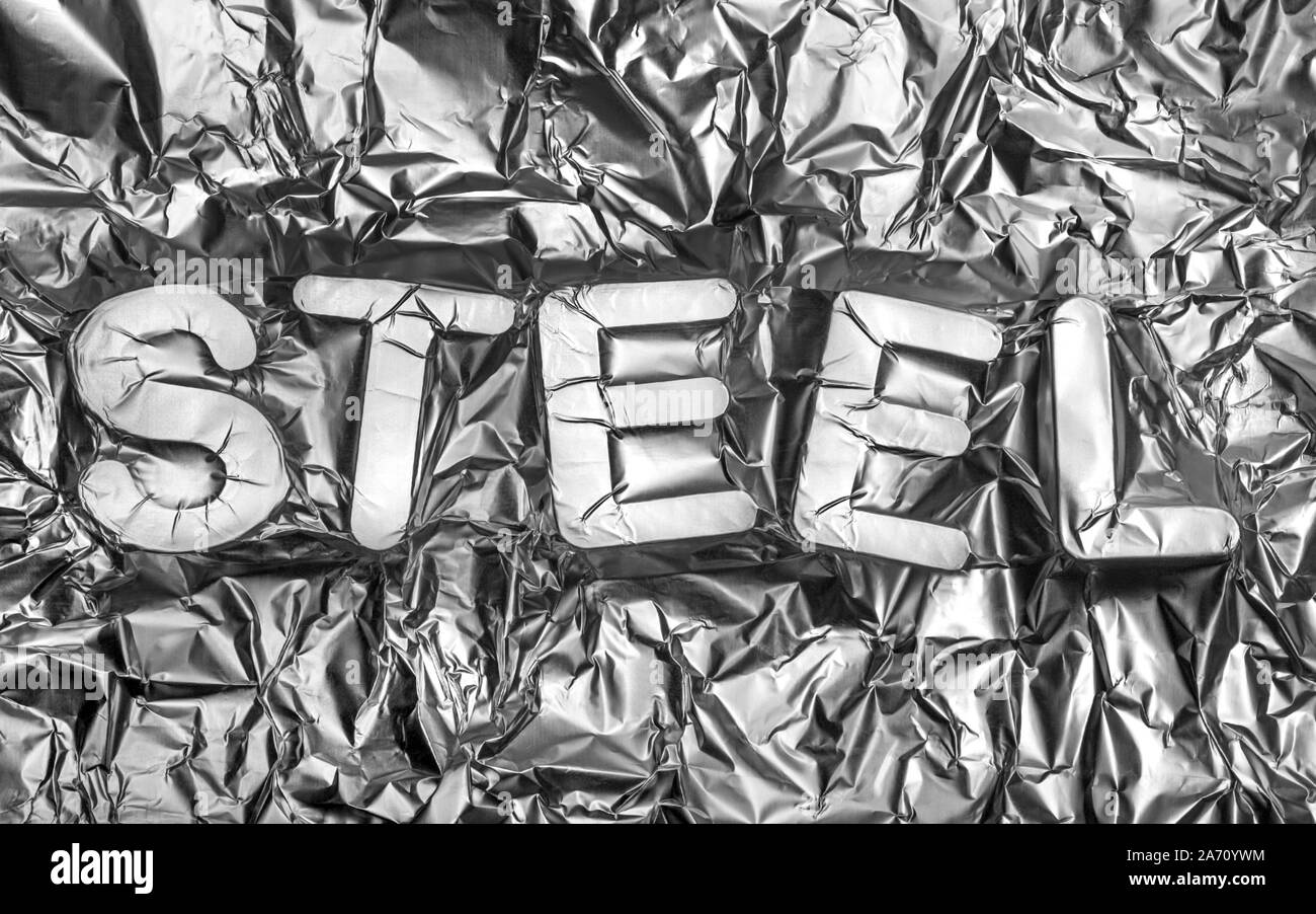 Stahl singen - Stahl Stockfoto