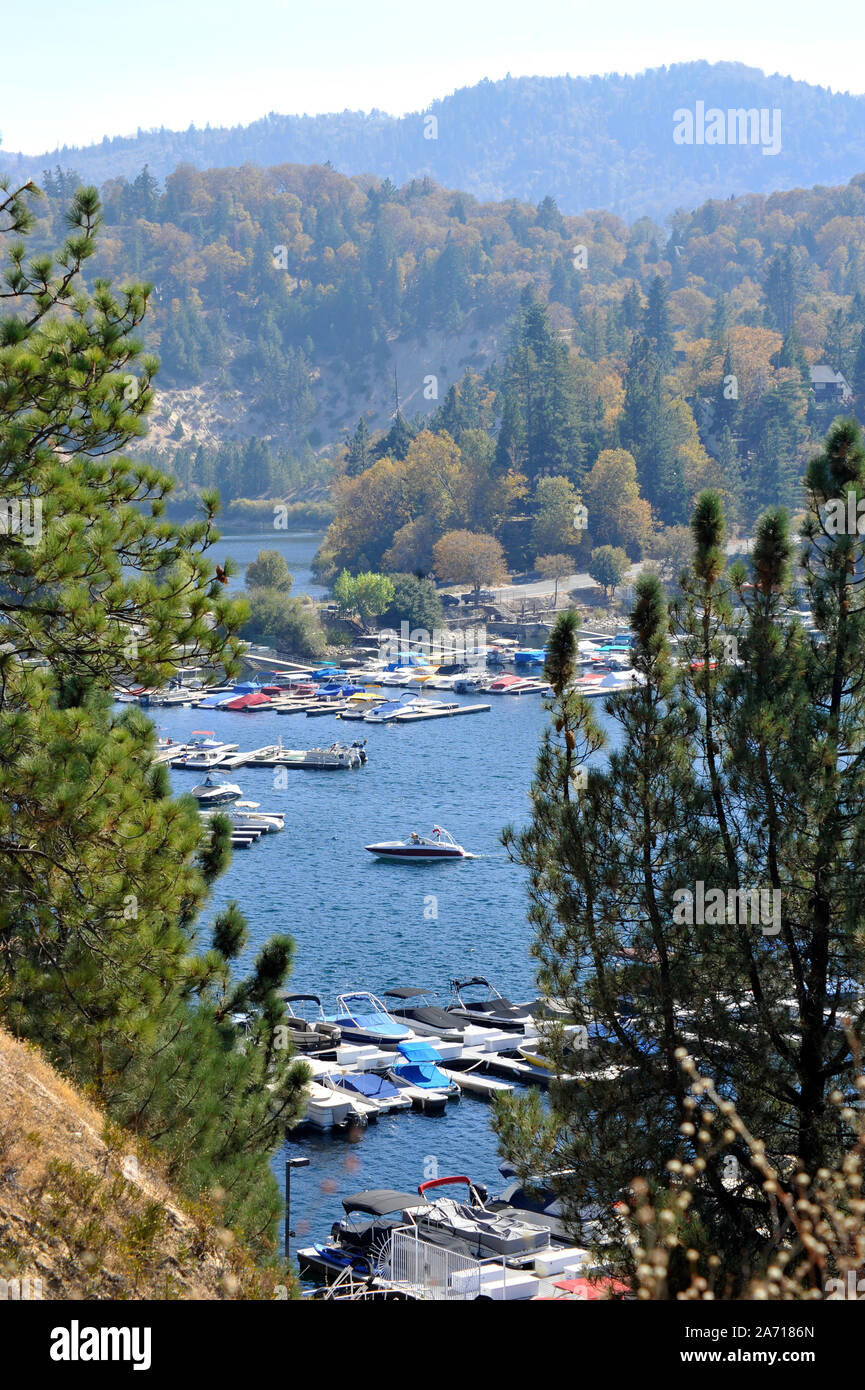 Lake Arrowhead Herbst Stockfoto