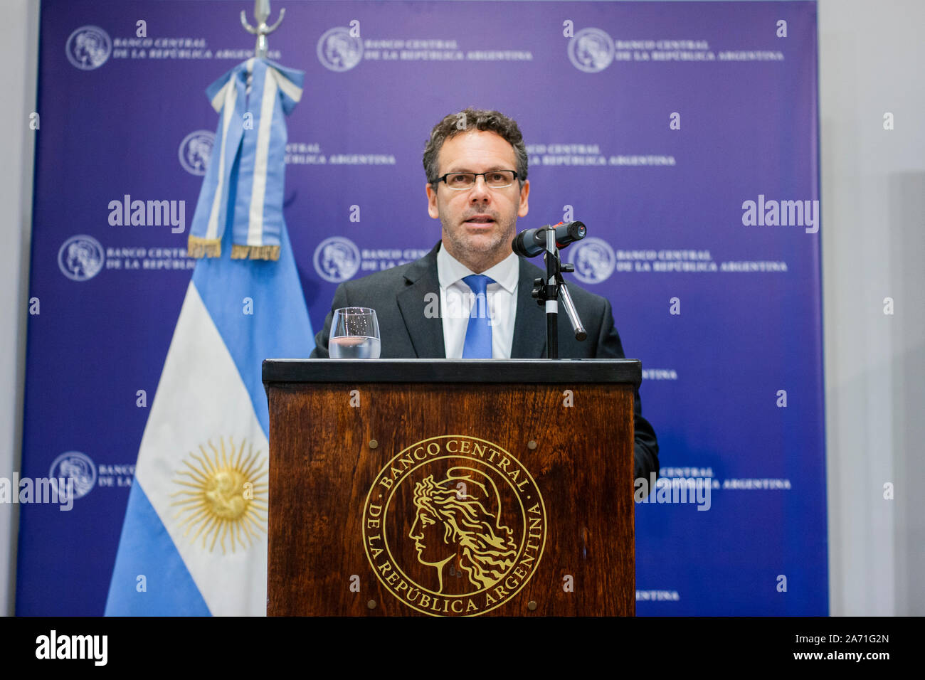 Guido Sandleris Präsident der Zentralbank von Argentinien Stockfoto