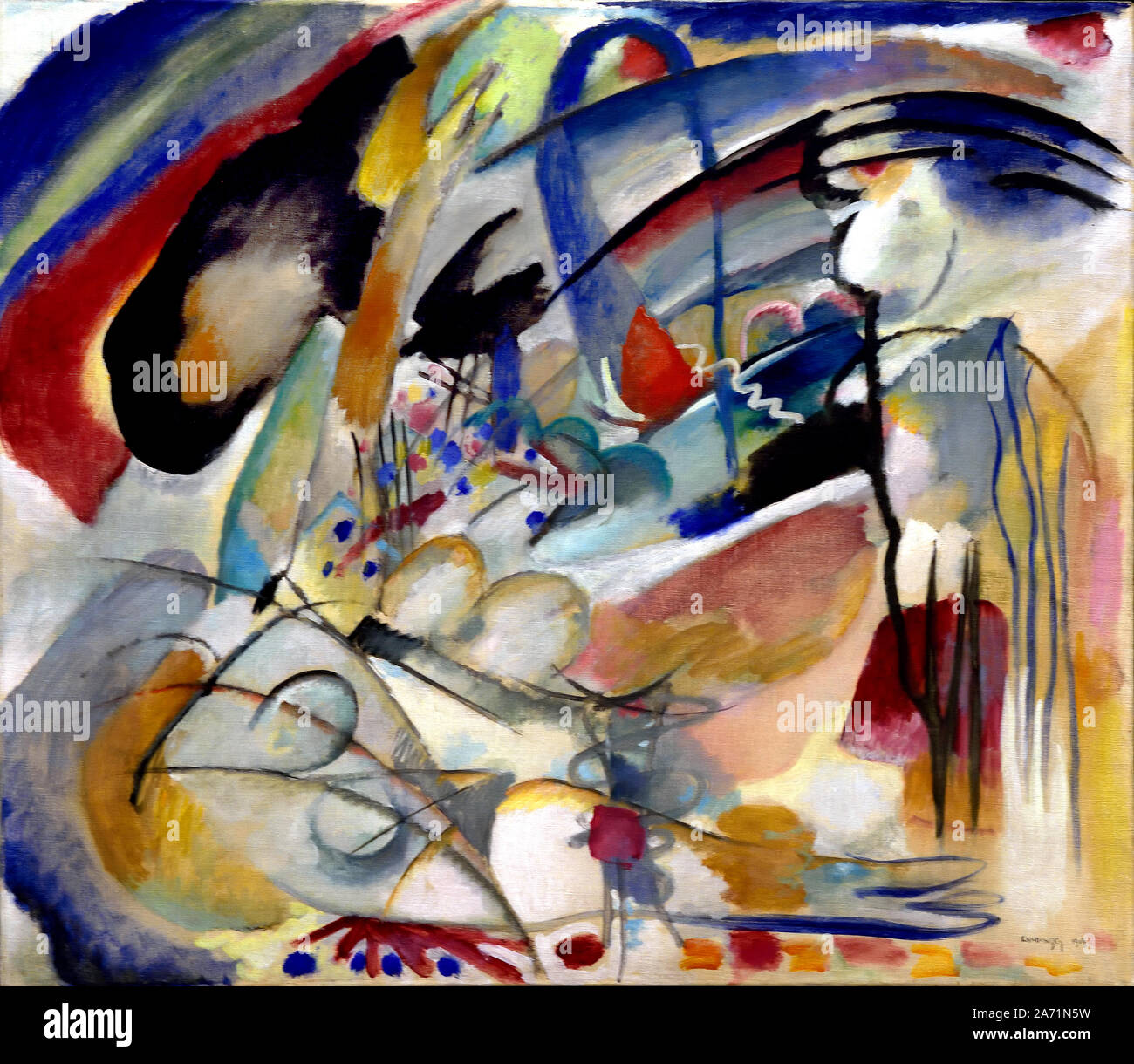 Improvisation 33 (Orient I) 1913 Wassily Kandinsky Russisch Russland UDSSR Stockfoto