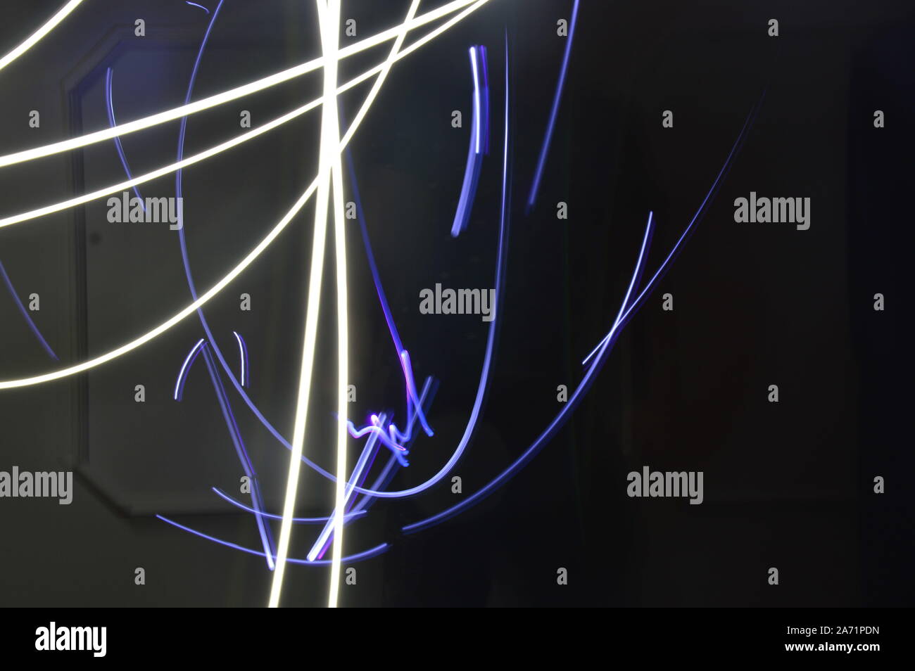 Spielen mit Linien und helle - Fotografie Stockfoto