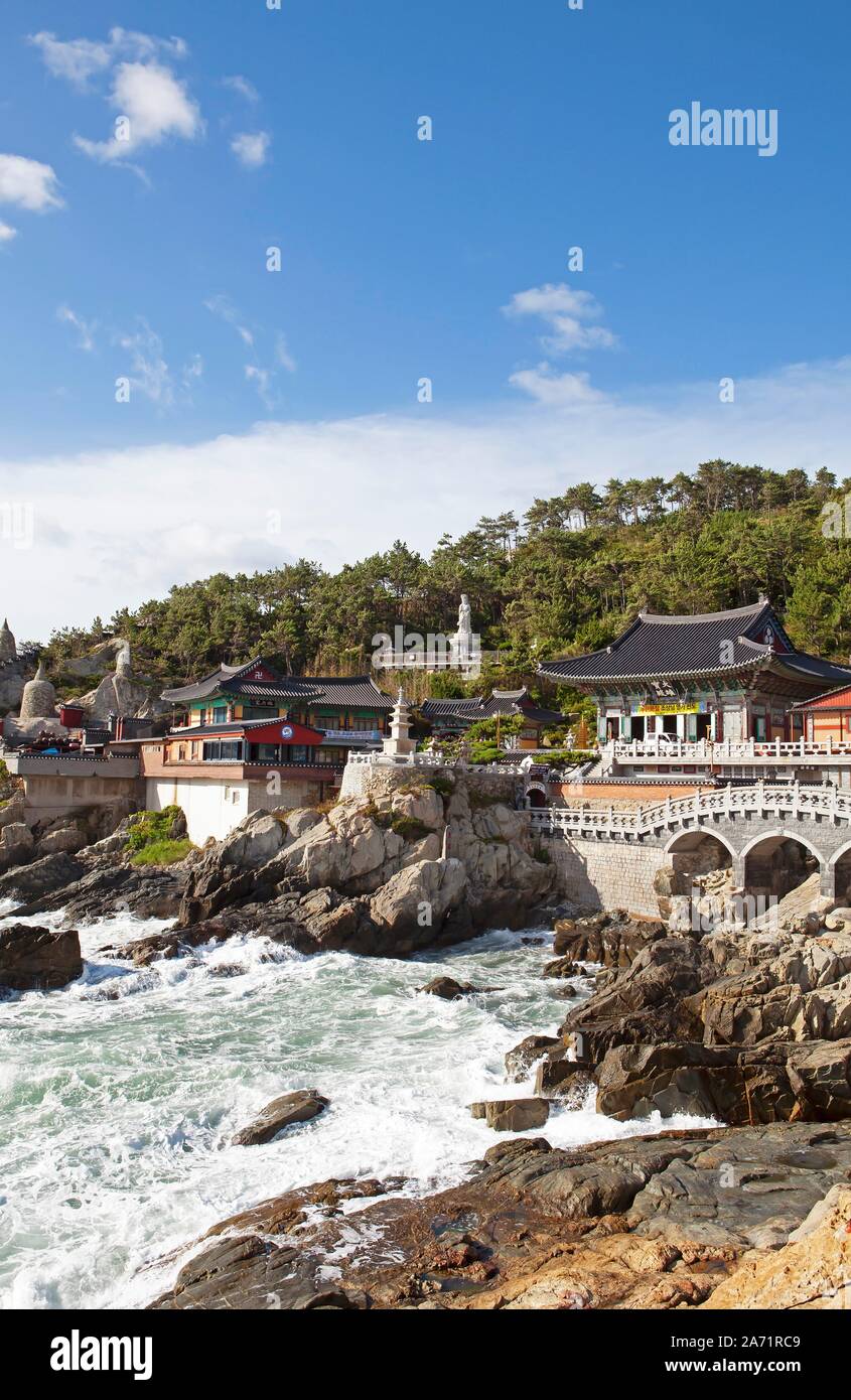 Haedong Yonggungsa Tempel in der Nähe von Busan, Gyeongsangnam-do, Südkorea Stockfoto