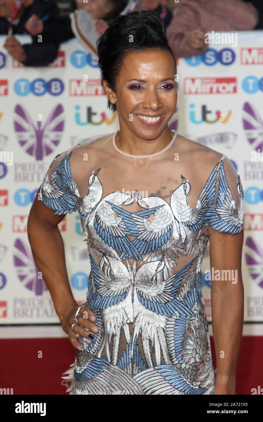 Dame Kelly Holmes auf dem roten Teppich an der Daily ...
