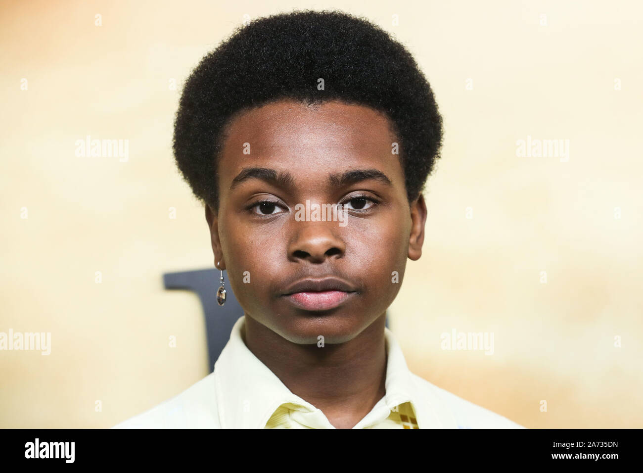 Los Angeles, USA. 29 Okt, 2019. LOS ANGELES, Kalifornien, USA - 29. Oktober: Jay Versace kommt an der Los Angeles Premiere von Focus Features'' Harriet' im Orpheum Theater am 29. Oktober 2019 in Los Angeles, Kalifornien, USA. (Foto von Xavier Collin/Image Press Agency) Quelle: Bild Presse Agentur/Alamy leben Nachrichten Stockfoto