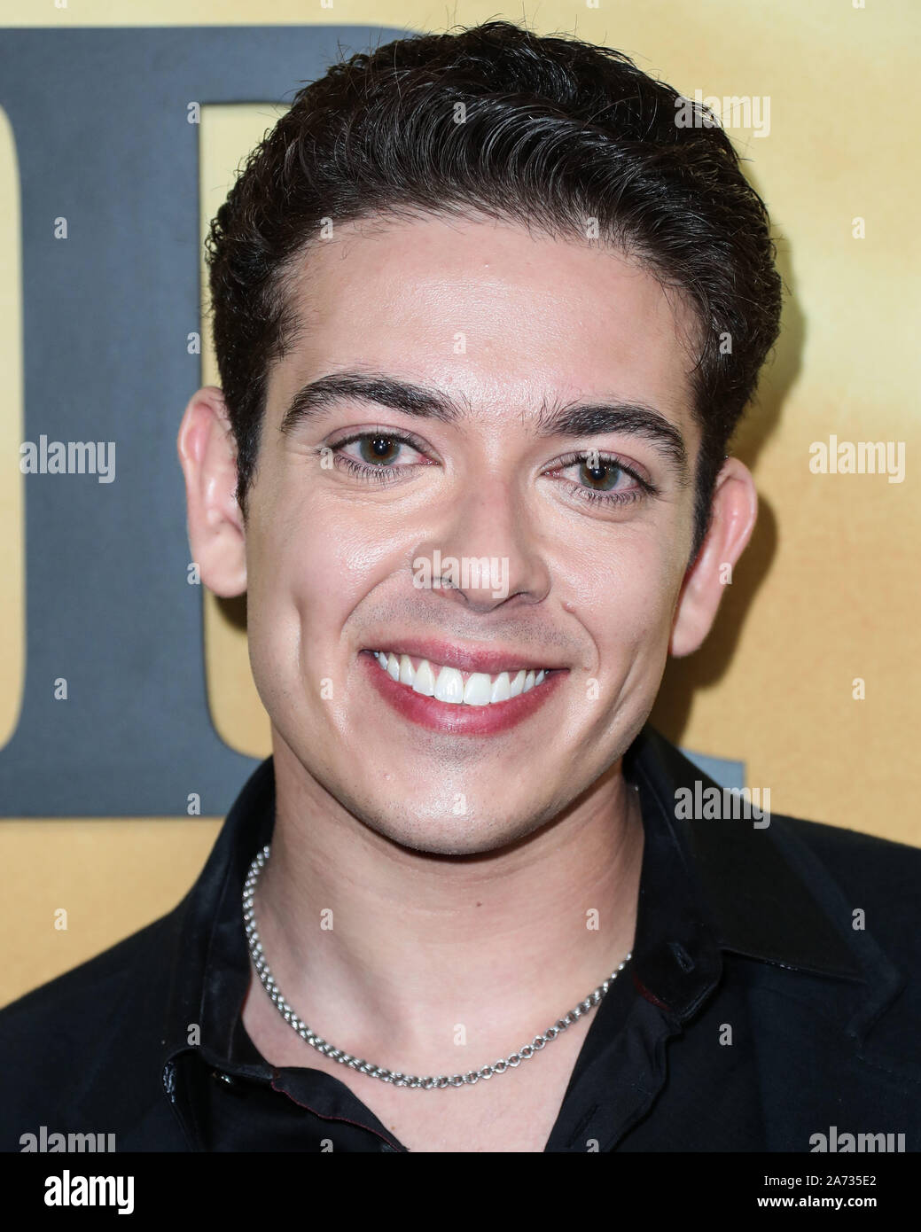 Los Angeles, USA. 29 Okt, 2019. LOS ANGELES, Kalifornien, USA - 29. Oktober: Cody Carrera kommt an der Los Angeles Premiere von Focus Features'' Harriet' im Orpheum Theater am 29. Oktober 2019 in Los Angeles, Kalifornien, USA. (Foto von Xavier Collin/Image Press Agency) Quelle: Bild Presse Agentur/Alamy leben Nachrichten Stockfoto