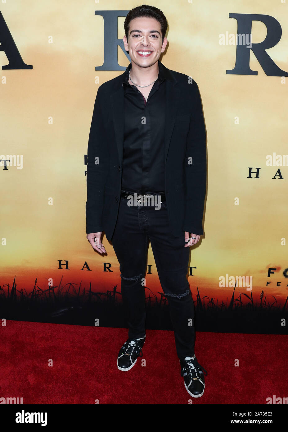 Los Angeles, USA. 29 Okt, 2019. LOS ANGELES, Kalifornien, USA - 29. Oktober: Cody Carrera kommt an der Los Angeles Premiere von Focus Features'' Harriet' im Orpheum Theater am 29. Oktober 2019 in Los Angeles, Kalifornien, USA. (Foto von Xavier Collin/Image Press Agency) Quelle: Bild Presse Agentur/Alamy leben Nachrichten Stockfoto