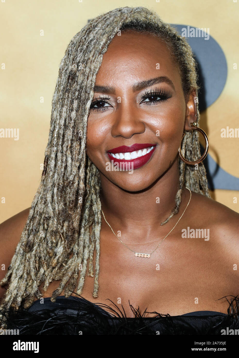Los Angeles, USA. 29 Okt, 2019. LOS ANGELES, Kalifornien, USA - 29. Oktober: Opal Tometi kommt an der Los Angeles Premiere von Focus Features'' Harriet' im Orpheum Theater am 29. Oktober 2019 in Los Angeles, Kalifornien, USA. (Foto von Xavier Collin/Image Press Agency) Quelle: Bild Presse Agentur/Alamy leben Nachrichten Stockfoto