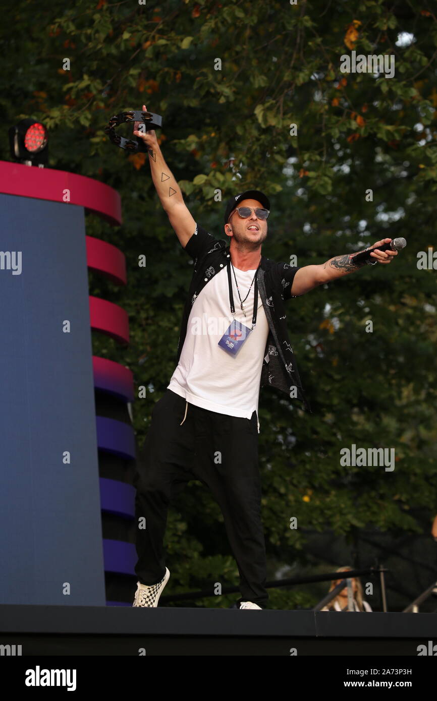 2019 Global Citizen Festival im Central Park in New York City, USA Mit: OneRepublic Wo: New York City, New Jersey, United States Wenn: 29 Sep 2019 Credit: Derrick Salters/WENN.com Stockfoto