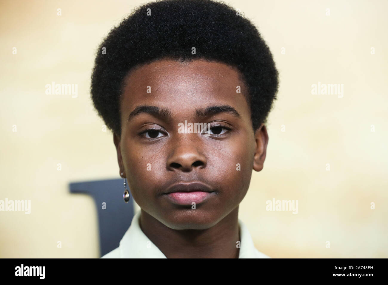Los Angeles, USA. 29 Okt, 2019. LOS ANGELES, Kalifornien, USA - 29. Oktober: Jay Versace kommt an der Los Angeles Premiere von Focus Features'' Harriet' im Orpheum Theater am 29. Oktober 2019 in Los Angeles, Kalifornien, USA. (Foto von Xavier Collin/Image Press Agency) Quelle: Bild Presse Agentur/Alamy leben Nachrichten Stockfoto