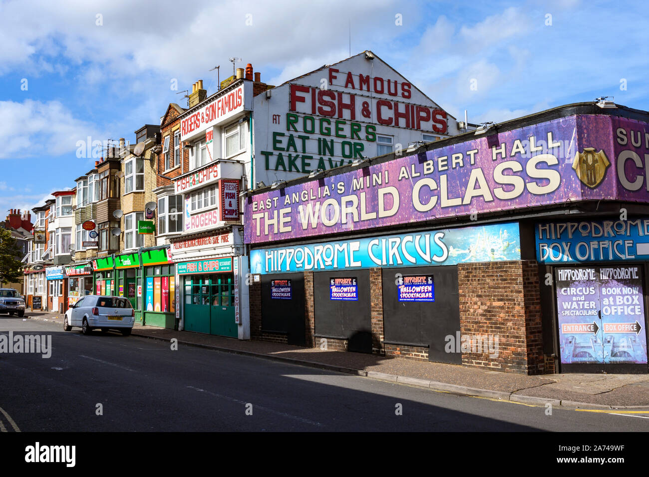 Hippodrom Zirkus Great Yarmouth in Norfolk UK Stockfoto