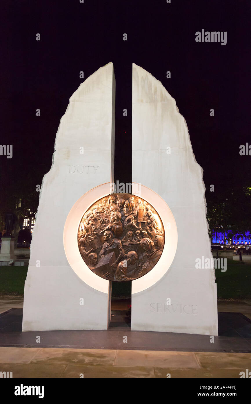 Iran und Afghanistan Memorial, Victoria Embankment Gardens, London Stockfoto