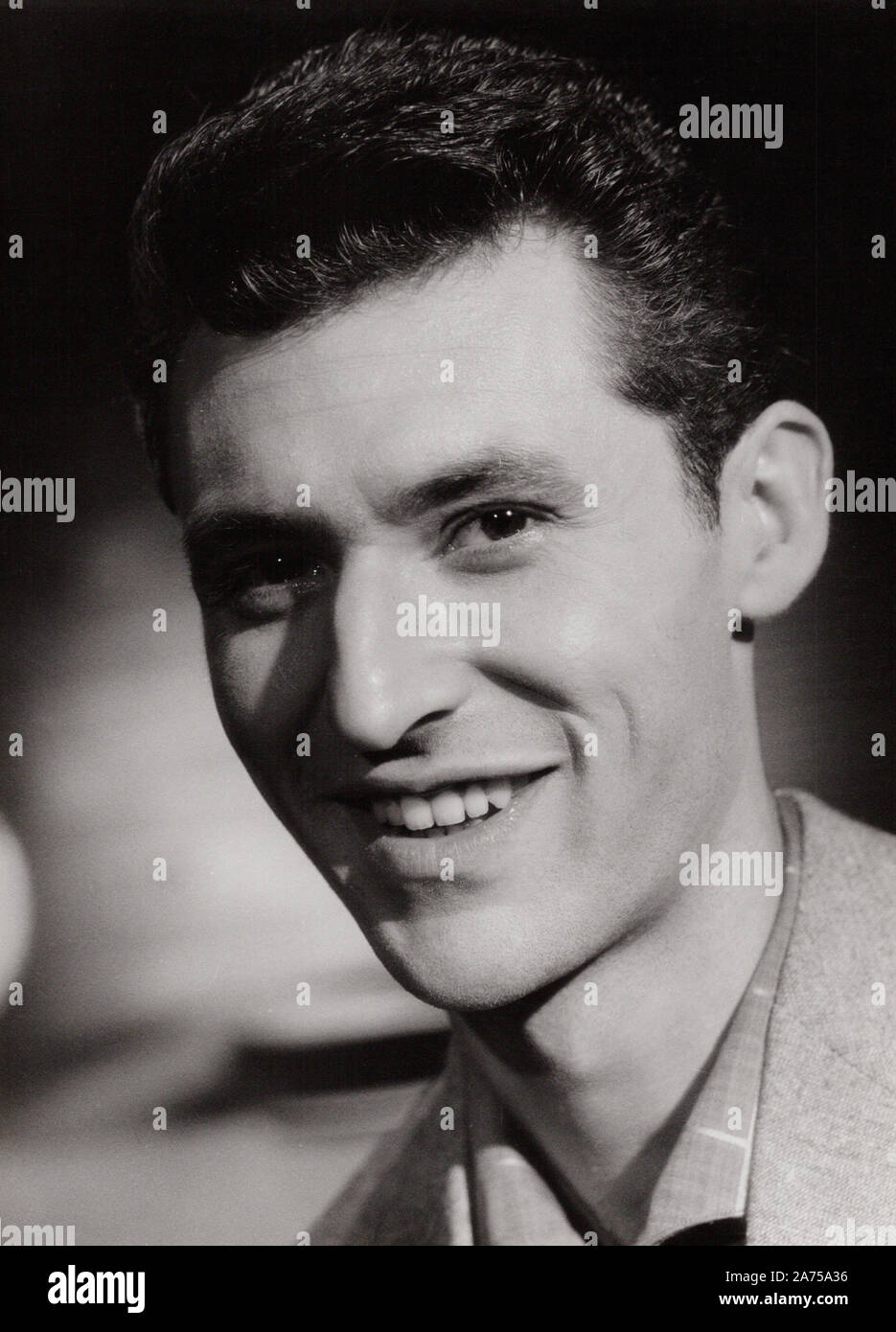 Silvio Francesco, italienischer Unterhaltungskünstler, Deutschland 1950er Jahre. Italienische entertainer Silvio Francesco, Deutschland 1950. Stockfoto