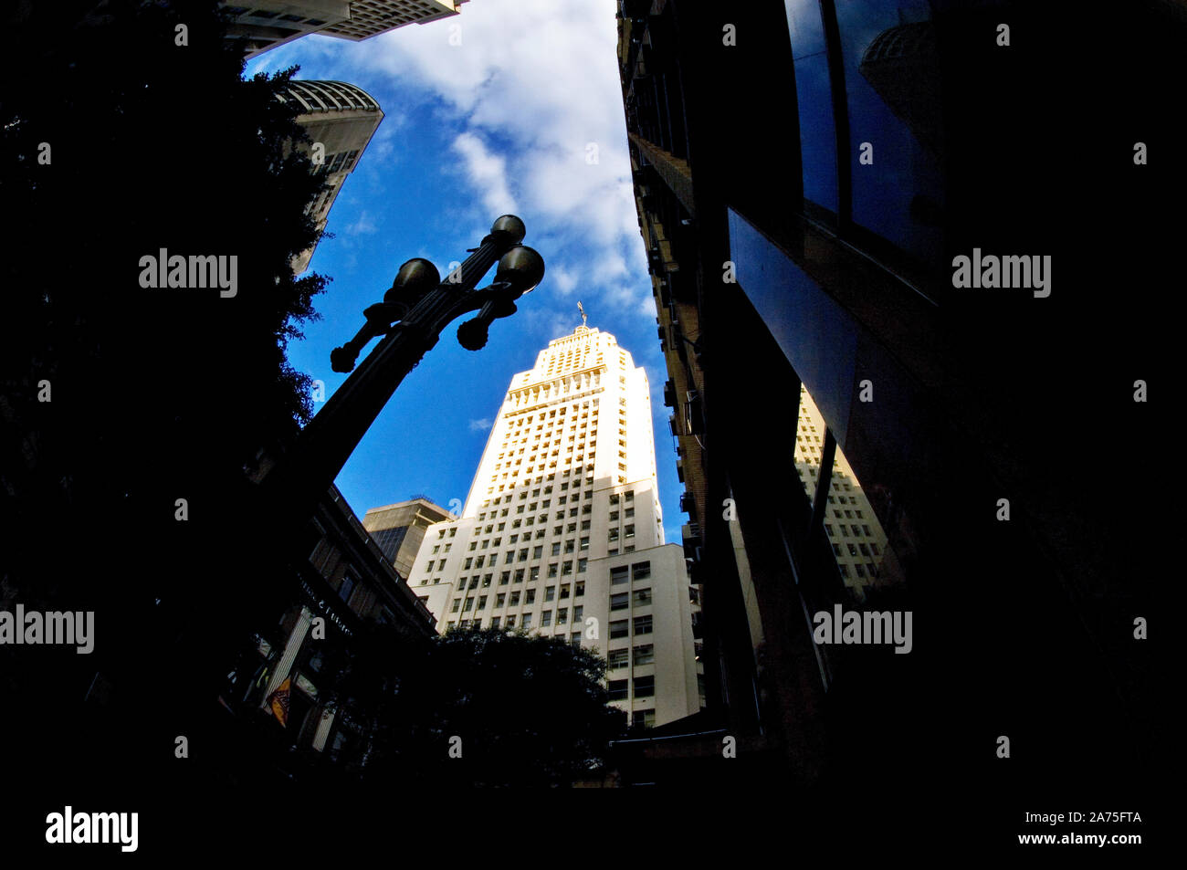 Edifício do Banespa, São Paulo, Brasilien Stockfoto