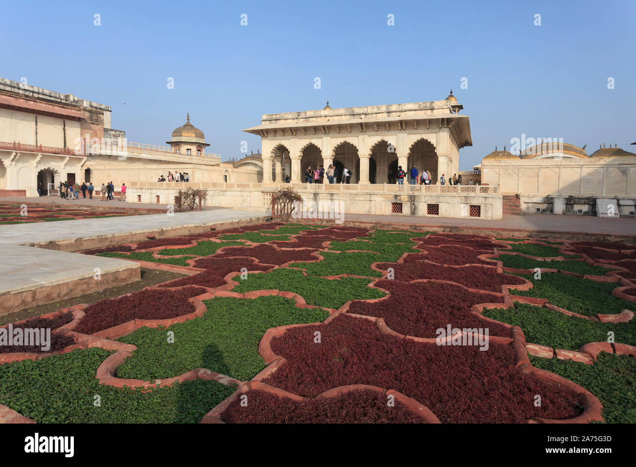 Indien, Uttar Pradesh, Agra, Agra Fort Stockfoto