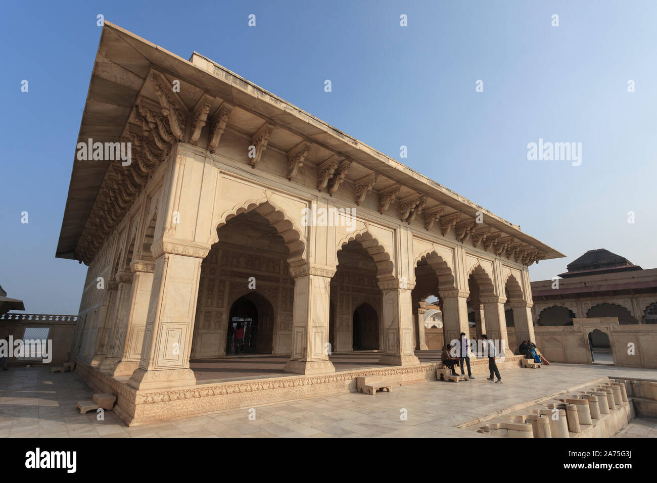 Indien, Uttar Pradesh, Agra, Agra Fort Stockfoto