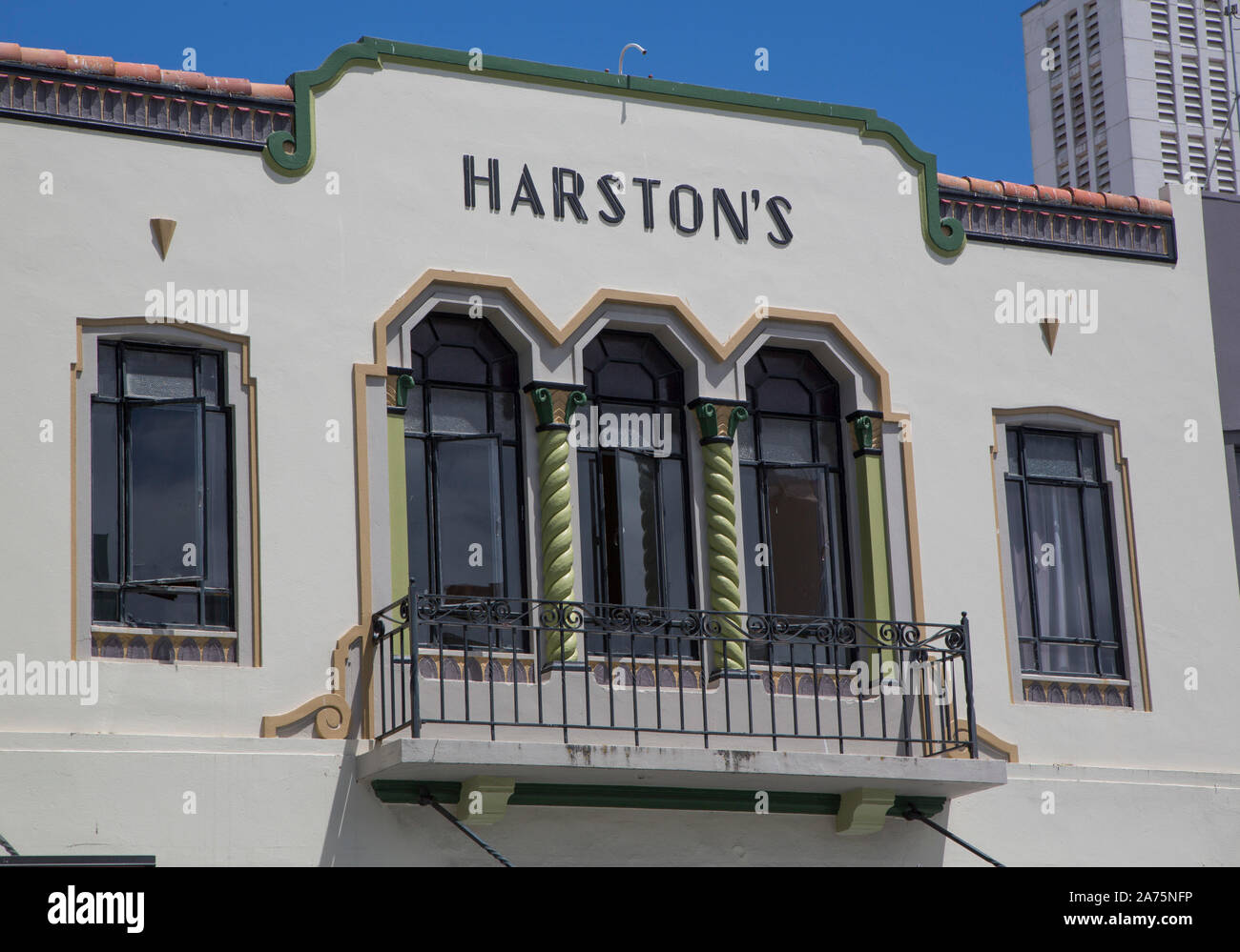 NAPIER, DER ART DECO STADT, NEUSEELAND Stockfoto