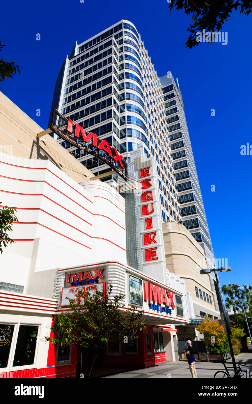 I-Max Kino Film House, Sacramento, die Hauptstadt des Staates Kalifornien, Vereinigte Staaten von Amerika. Stockfoto
